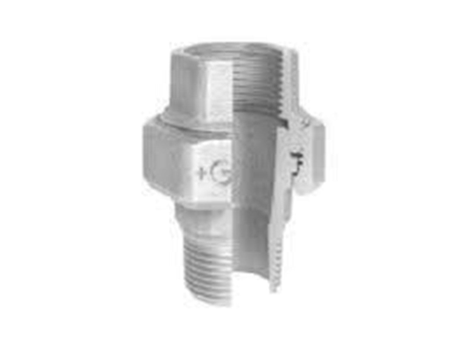 +GF+ Union galvanized for m taper seat 1/2 +GF+ Union galvanized for m taper seat 1/2